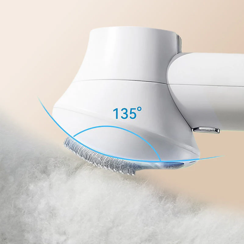 Geräuscharmer Haartrockner für Haustiere mit Slicker-Bürste