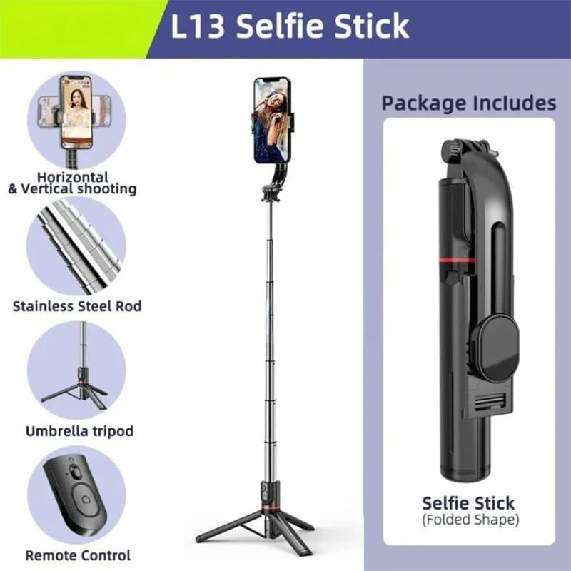 🔥2024 Heißer Verkauf🔥Faltbarer Selfie-Stick Stativ