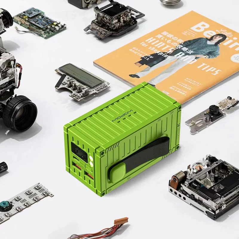 Schnellladende Powerbank mit digitaler Anzeige