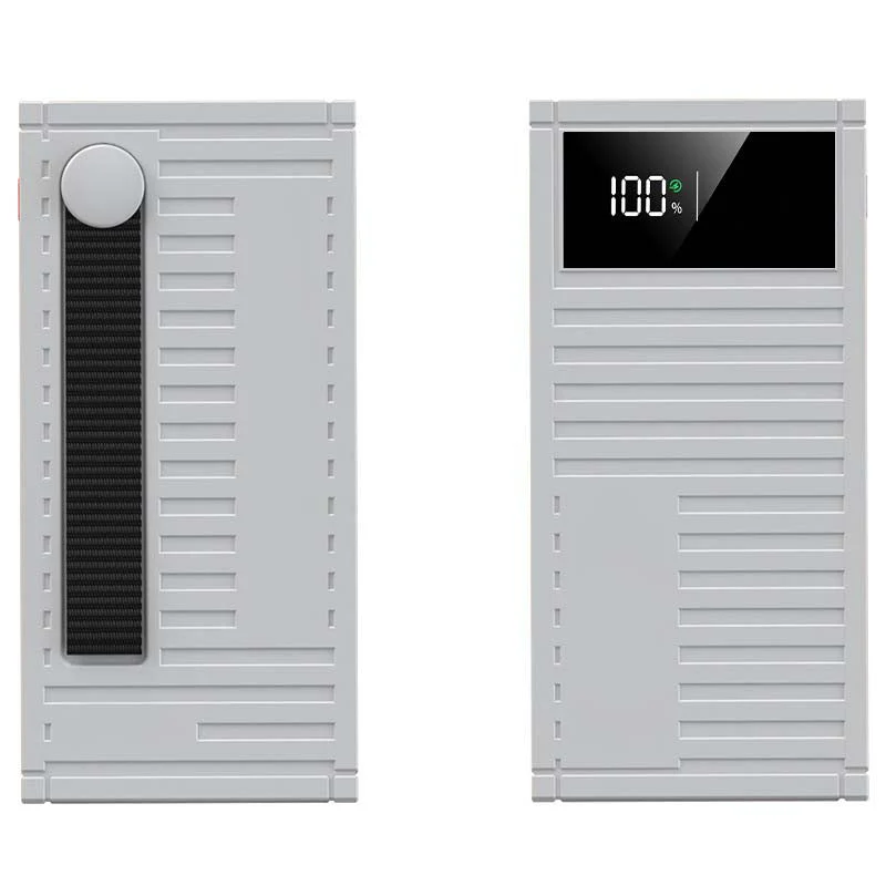 Schnellladende Powerbank mit digitaler Anzeige